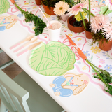 Bunnies In The Garden Cabbage Large Plates