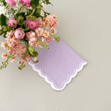 Lavender napkin
