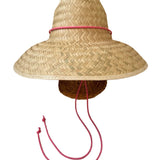 Sarah Bray Begonia Sun Hat Neon Pink Lanyard Rose Quartz Toggle