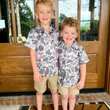 Boys shirt, camo, hunting, boys clothing