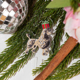 Christmas Poodle Acrylic Stir Stick