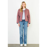 Print Detailed Quilted Jacket