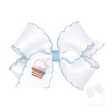 Wee Ones Medium Easter Basket Grosgrain Bow