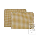 Roadie Medium - Rodeo Check Hay Zip Pouch