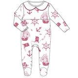 Pirates Pima Cotton Footie Pajamas