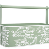 Soft Green Chinoiserie Garden Caddy