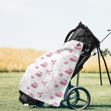 Pink Coquette Golf Towel