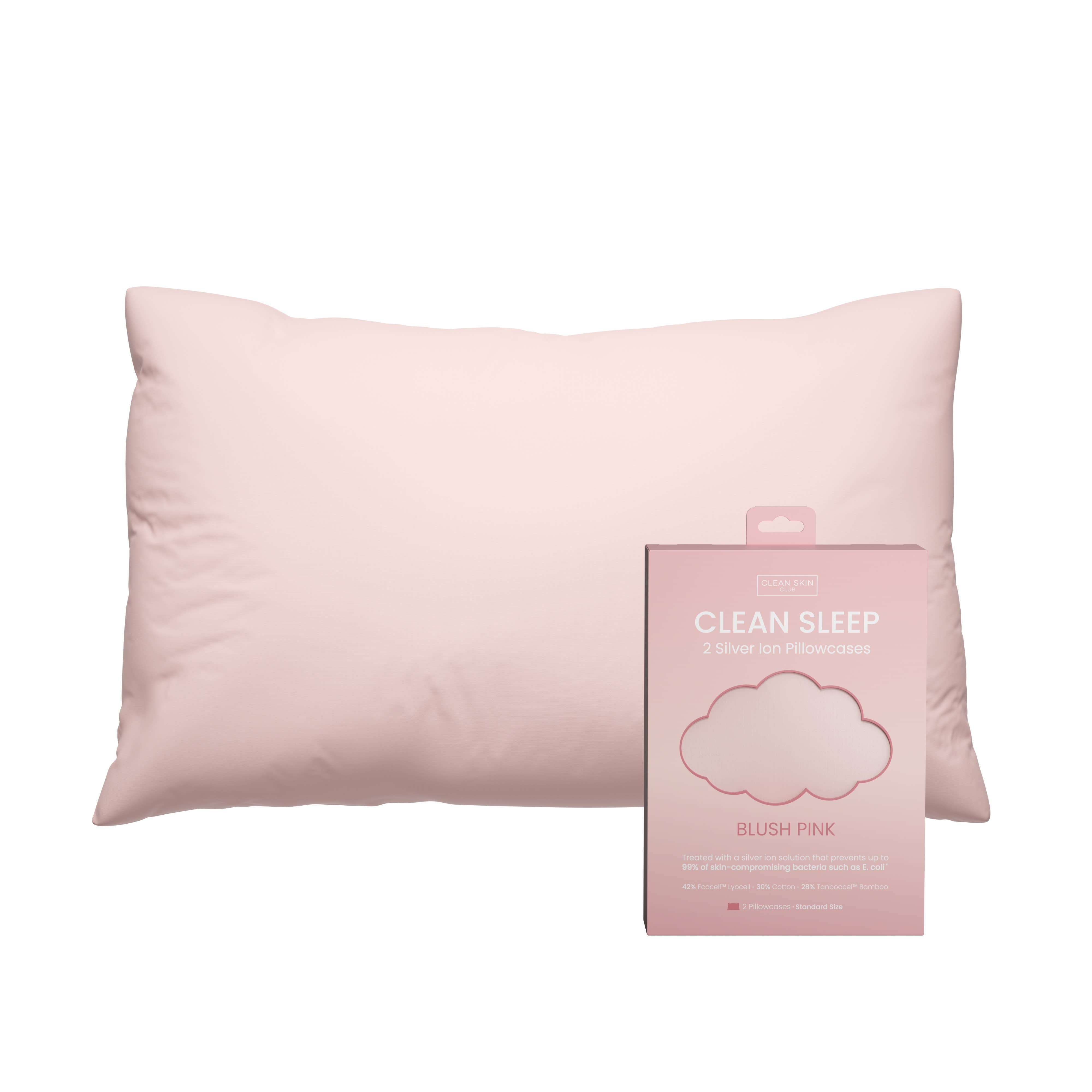 Clean Sleep Silver Ion Pillowcase (Pair)m