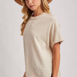 Crew Neck T-Shirt Sweater