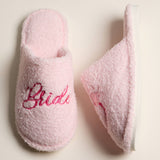 Bride and Ring Fuzzy Terry Slippers