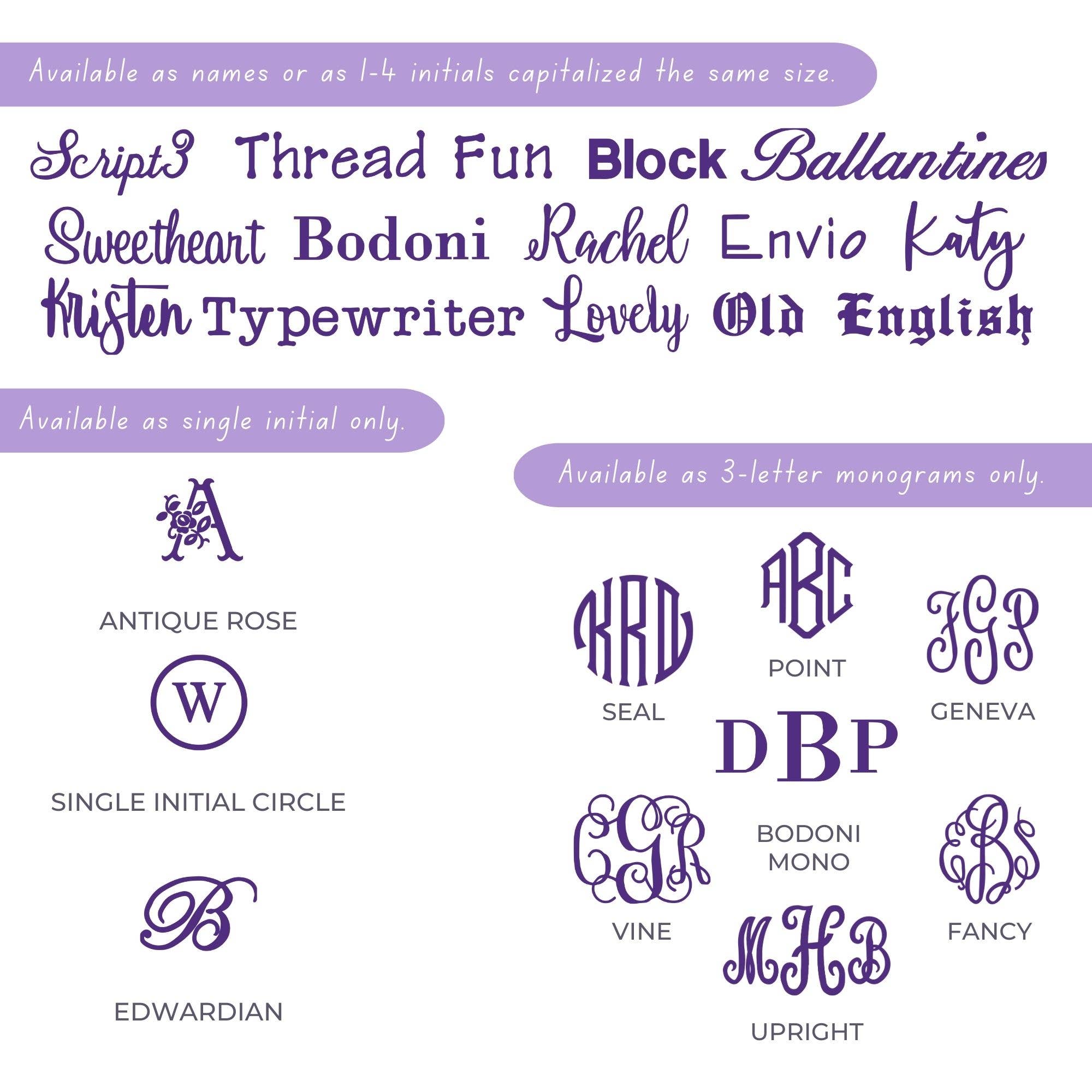 Monogramming
