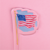Flag Acrylic Stir Stick