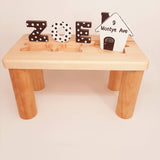 Personalized Puzzle Name Bench
