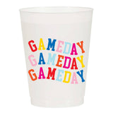 Gameday Multi Color Frosted Cup
