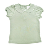 Shirt- Scalloped Collared SS