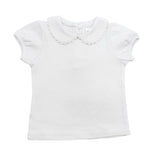 Shirt- Scalloped Collared SS