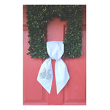 Wreath Sash in Linen Blend