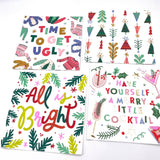 Christmas Napkins | Merry Little Cocktail - Foil - 20ct