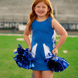 Game Day Jumper Dress - Blue