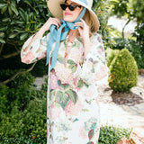 Sarah Bray Wildflower Sun Hat - Light Pink Wide & Short Grosgrain Ribbon