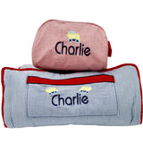 Seersucker Nap Mat Roll Ups