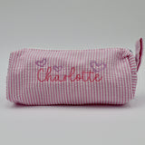 Seersucker Mini Baguette Bag