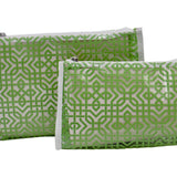 TRVL Lattice Cosmetic and Toiletry Pouch Set