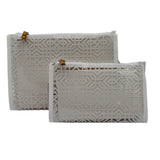 TRVL Lattice Cosmetic and Toiletry Pouch Set