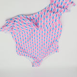 One-Shoulder Swimsuit Women's in Hello Happiness