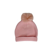 Kids' Faux Fur Pompom Knit Hat