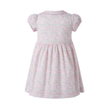 Ditsy Bloom Smocked Button-Front Dress