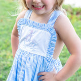 Sailboat Seersucker Dress