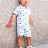 Tee Time Boys Romper