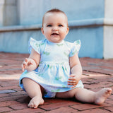 Hydrangea Pima Baby Dress