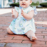 Hydrangea Pima Baby Dress