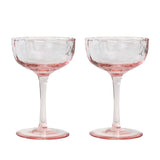 Juliska Puro Blush Cocktail Coup Set of 2