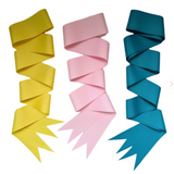 Sarah Bray Blue, Pink & Yellow Grosgrain Hat Ribbon Pack - Long