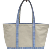 Medium Midi Coated Canvas Trim Tote