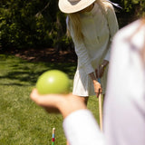 Sarah Bray Zinnia Sun Hat -Wide & Short Lace Eyelet Ribbon Medium/Large