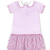 Darla Dropwaist Dress Petal Purple Flower