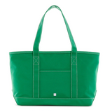 Coated Canvas Midi Tote