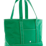Coated Canvas Midi Tote