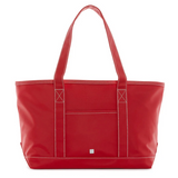 Coated Canvas Midi Tote