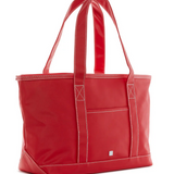 Coated Canvas Midi Tote