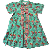 Magnolia Flutter Dress Blue Radiance