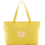 Coated Canvas Midi Tote