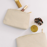 Cosmetic Bag In Linen Small