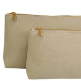 Cosmetic Bag In Linen Small