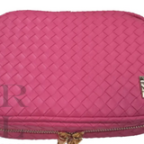 TRVL Luxe Woven Zip Make Up Bag