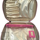 TRVL Luxe Woven Zip Make Up Bag